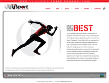 Tablet Screenshot of isporttraining.com